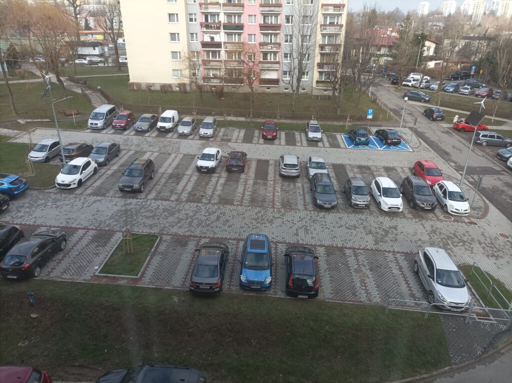 Karpacka SM parking inwestycja w Bielsko-Biała